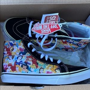 Vans Disney Multi Princess Hi Slim Shoes